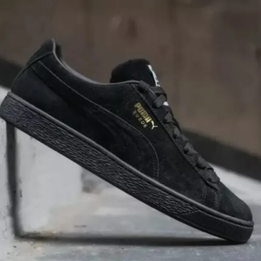 Men PUMA Suede Classic XXL Men's running training shoes black/gold